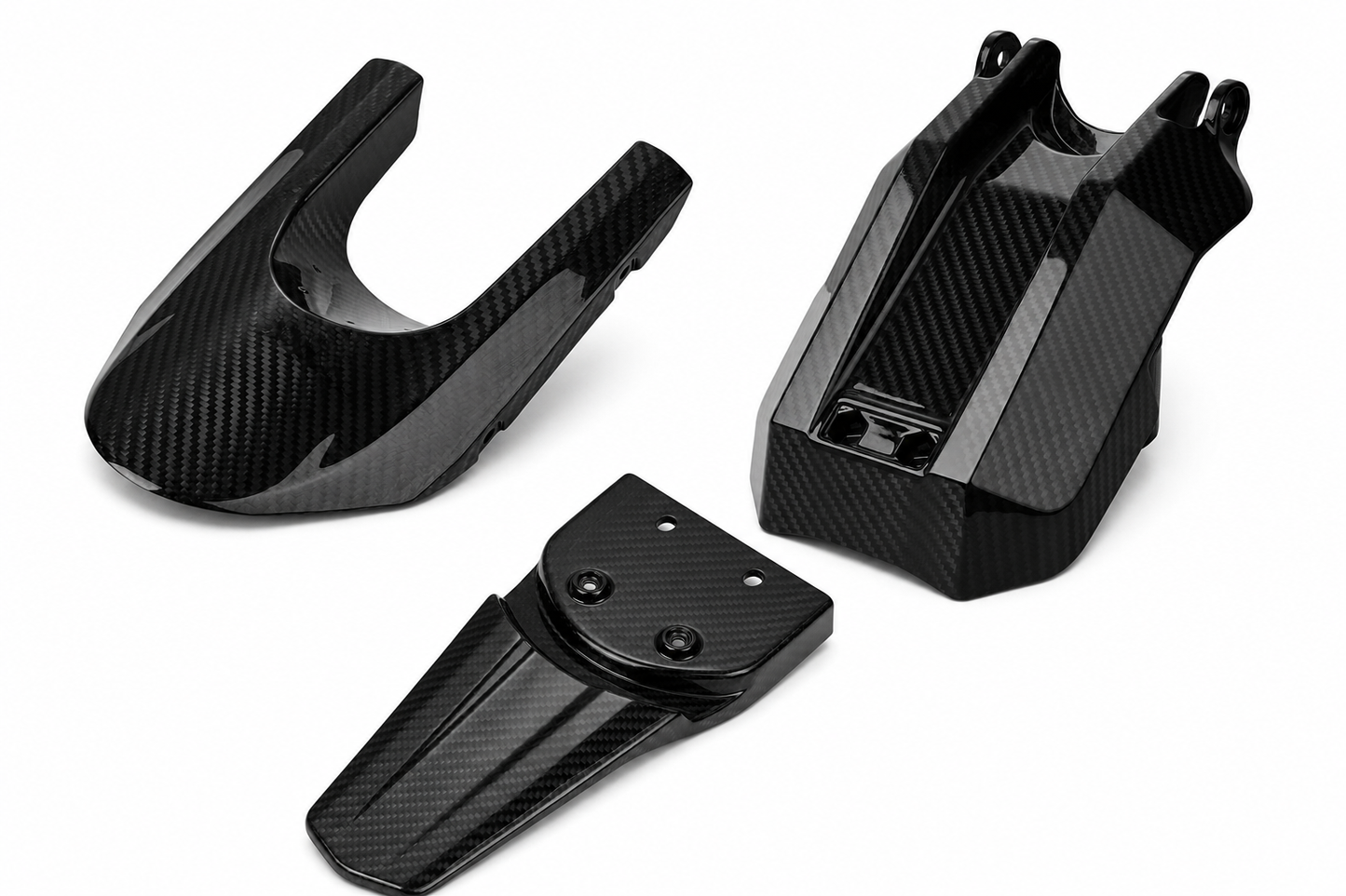 E Ride Pro Carbon Essentials Kit — Battery Cover + Rear Fender + Mud Guard