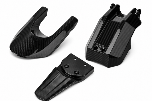 Ghost Carbon E Ride Pro Essentials Kit — Battery Cover + Rear Fender + Mud Guard