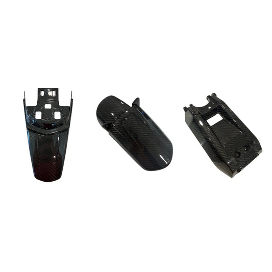 LBX Carbon Essentials Kit — Battery Cover + Rear Fender + Mud Guard